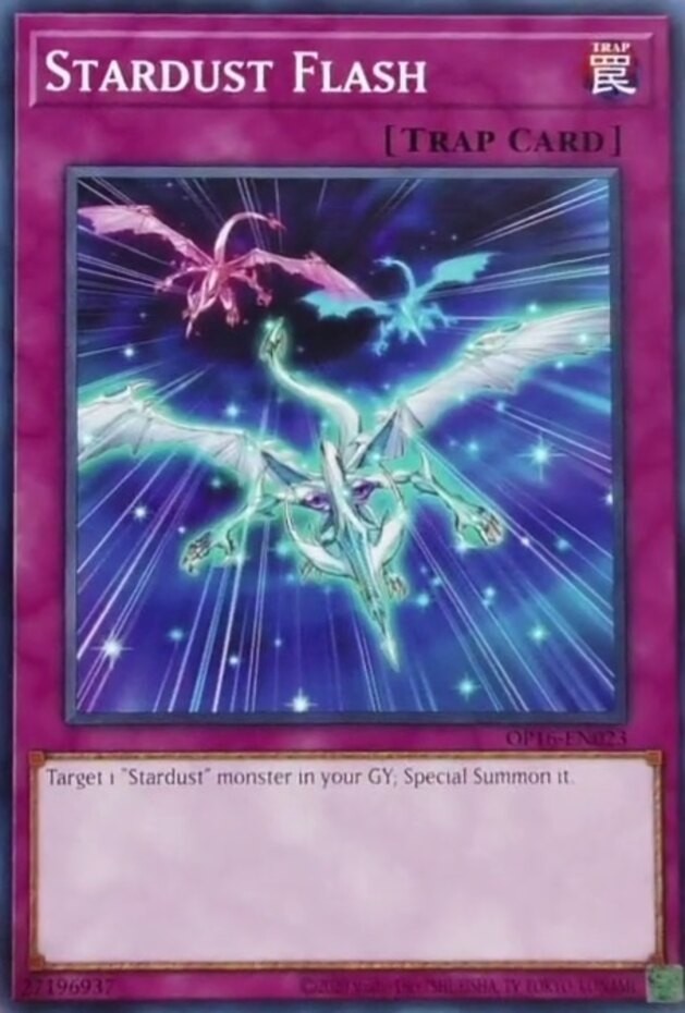 Stardust Flash OP16-EN023 Common Unlimited Near Mint OTS Tournament Card