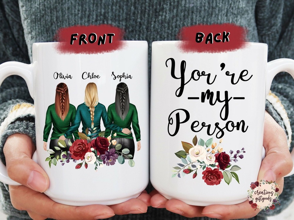 You're My Person Custom Best Friend Gift Mug Best Friends Forever Bff Gift Mug