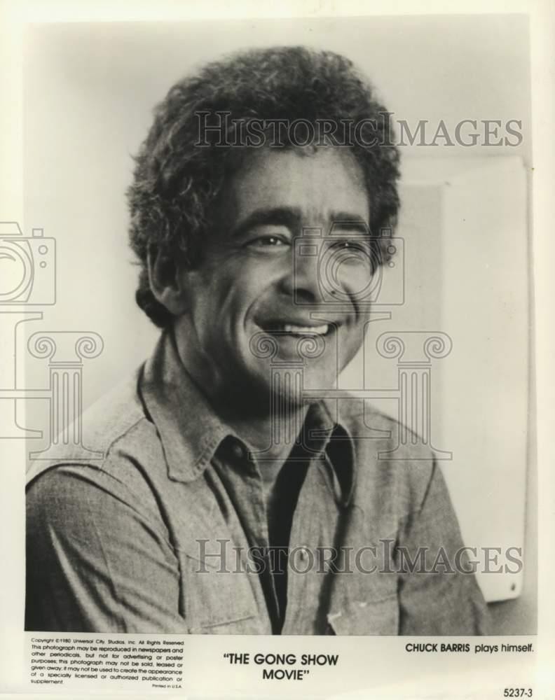 1980 Press Photo Chuck Barris plays himself in 