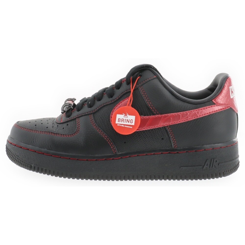 NIKE  RTFKT Air Force 1 Low Demon Air Force 1 Low Demon Low Sneakers Black Red