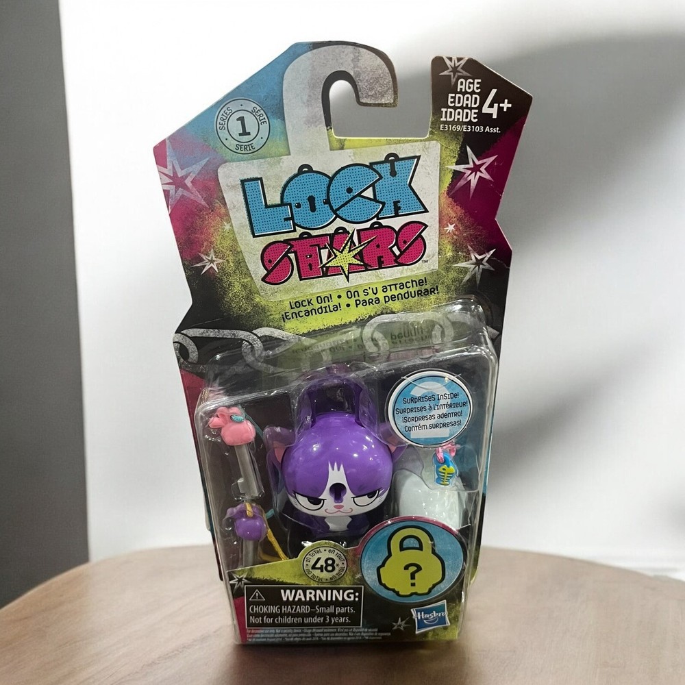 New! Lock Stars Series 1 Purple 2017 Hasbro Collectible Kids Toy