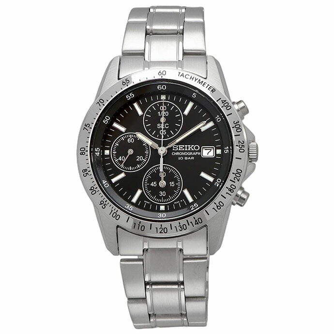 Seiko SBTQ041 Chronograph Waterproof Watch Spirit Collection Japan Import