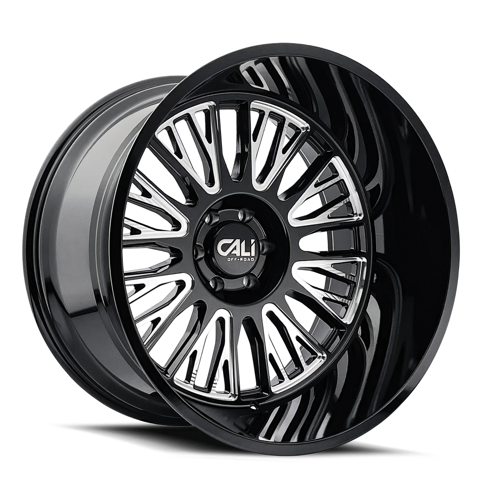 CALI OFF-ROAD VERTEX 9116 BLACK MILLED 20X10 6-139.7 -25MM 106MM