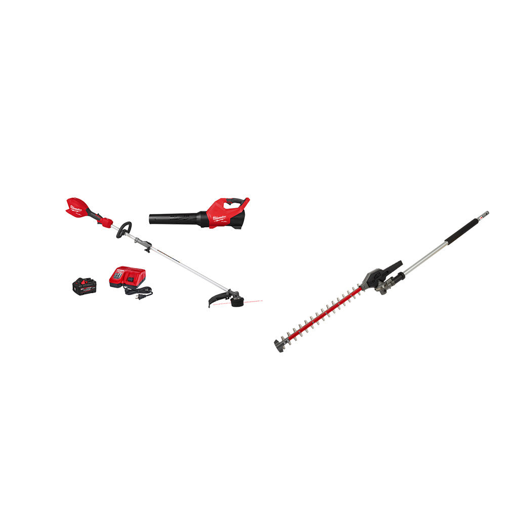 Milwaukee 3031-21H M18 FUEL 18V Timmer/Blower Combo Kit w/ Hedge Attachment