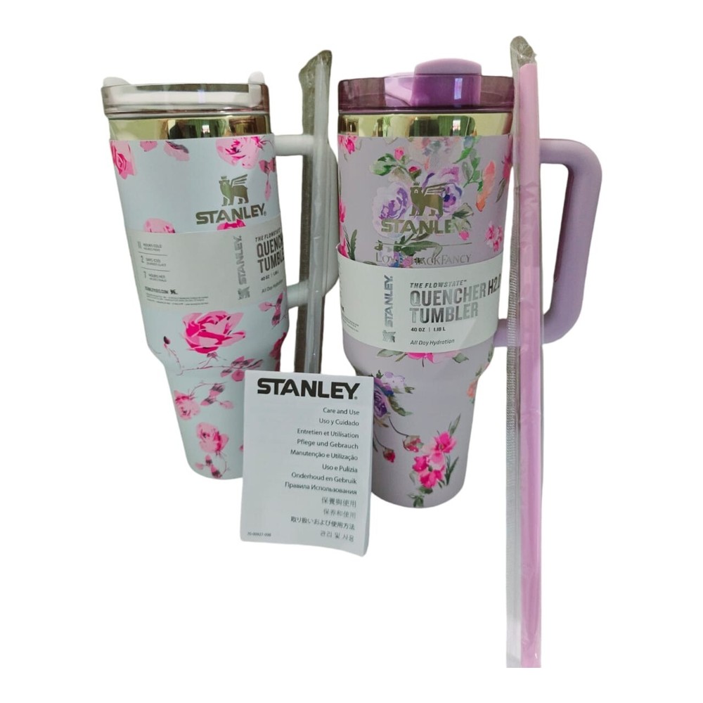 Valentines Day Gift Fashion Cup 40 oz Quencher H2.0 Stainless Steel Tumbler New-image