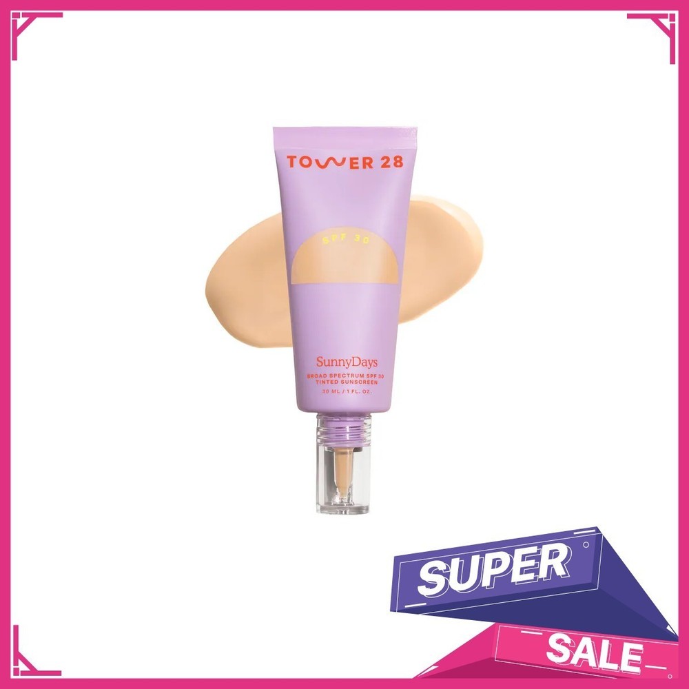 SunnyDays SPF 30 Tinted Sunscreen Foundation in 15 Melrose with Free Shipping