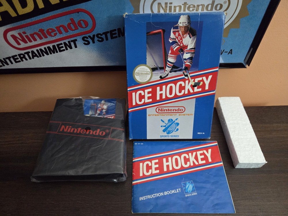 Nes Ice Hockey Complete In Box