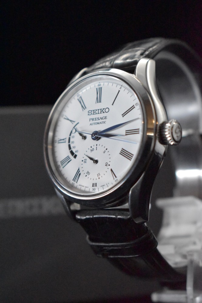 SEIKO Presage SARW035 White Dial Automatic Power Reserve Small Seconds Watch 6R27-00L0