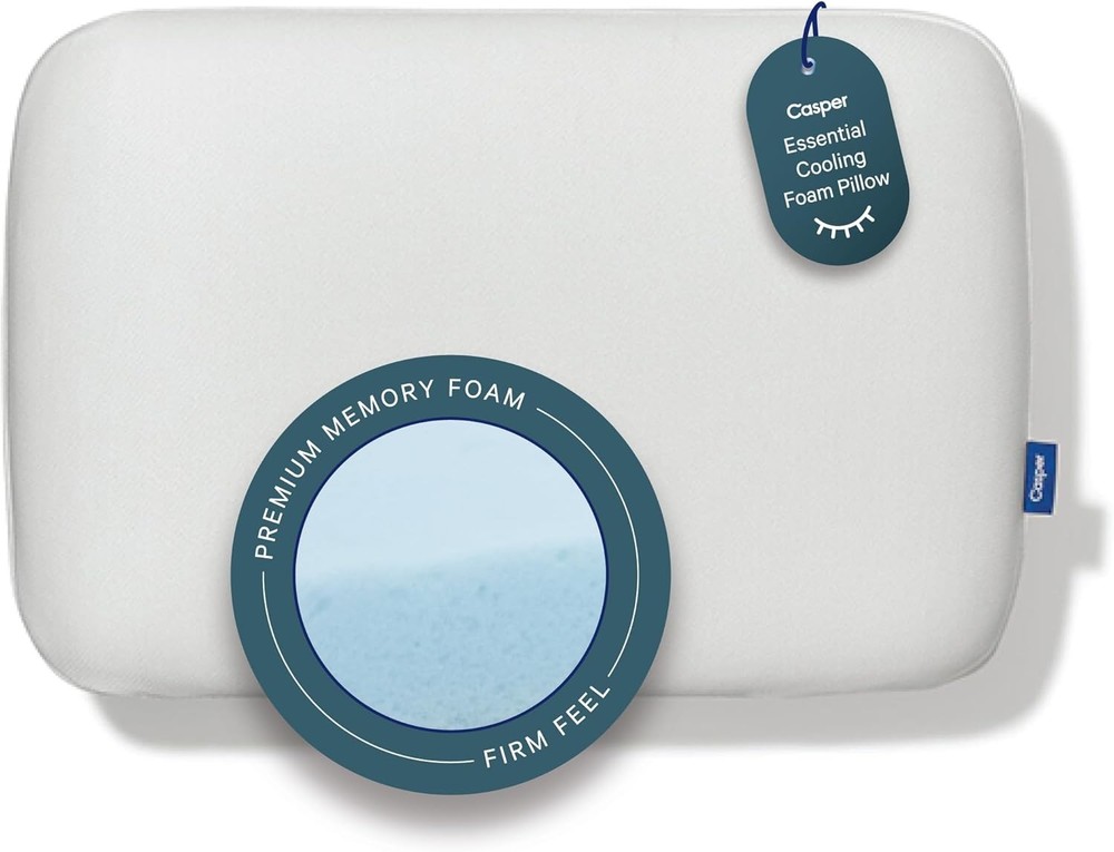 Cooling Memory Foam Pillow, Breathable & Pressure-Relieving Supportive Comfort