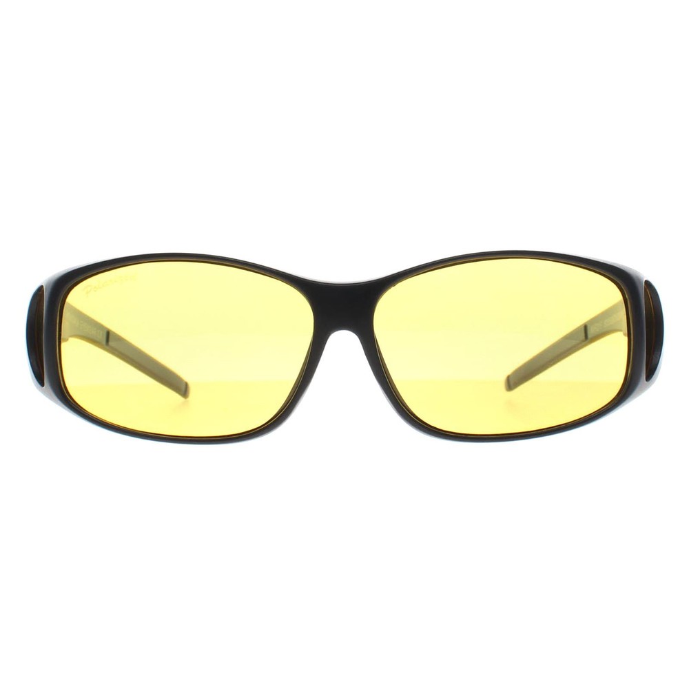 Montana MFO1 Matte Black Yellow Polarized Fit Over Sunglasses  
