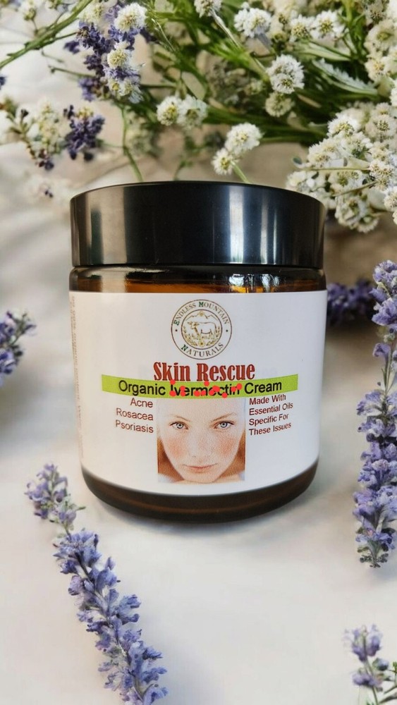 Organic Topical Skin Rescue! Psoriasis, Acne Rosacea Parasite Problem Cream