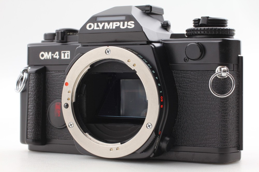[MINT w/Grip] Olympus OM-4Ti Black 35mm SLR Film Camera Body From JAPAN