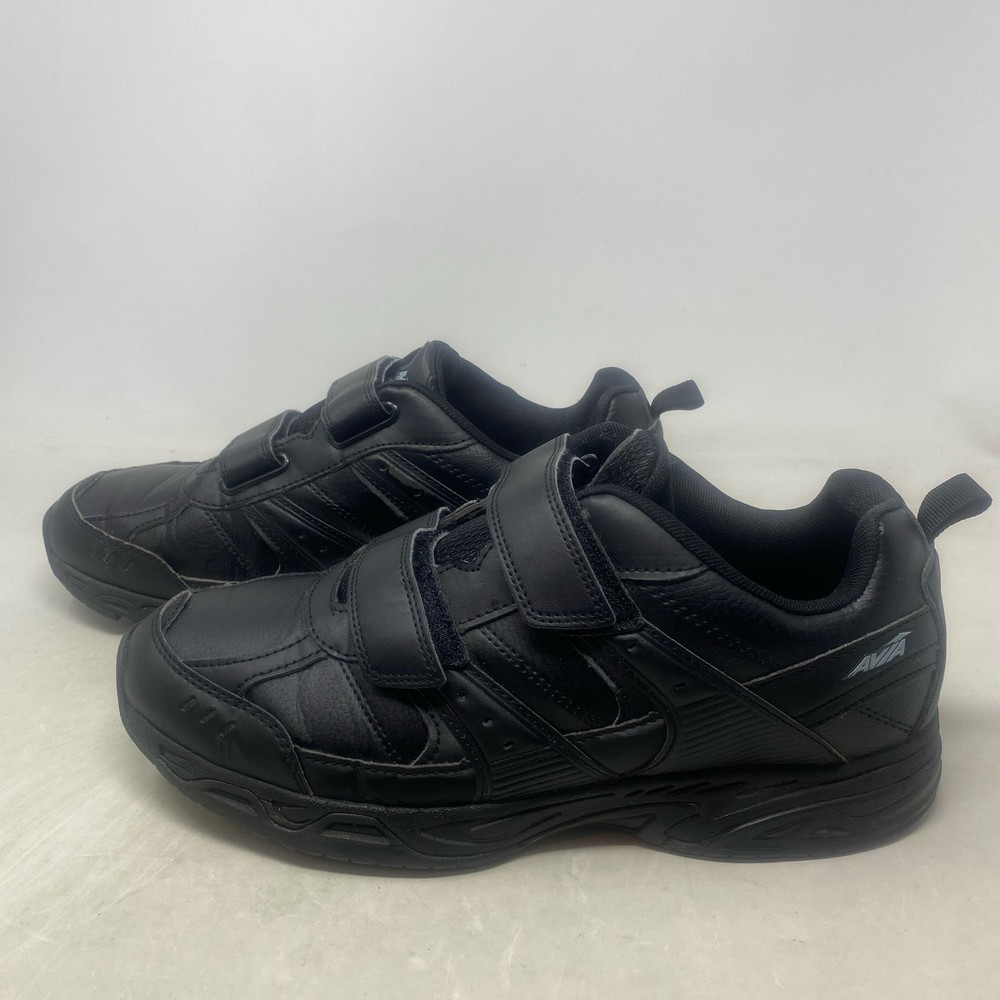 Avia Avi-Union II Strap Black Mens 12 Wide 4E Non-Slip Shoes