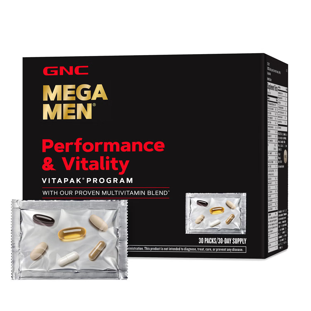 GNC Mega Men Performance and Vitality Vitapak Program - 30 Pack