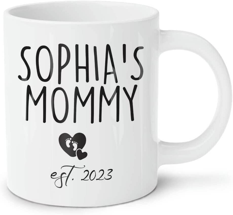 Personalized First Mothers Day Mug Mug For New Mom Coffee Cup Gifts For A First
