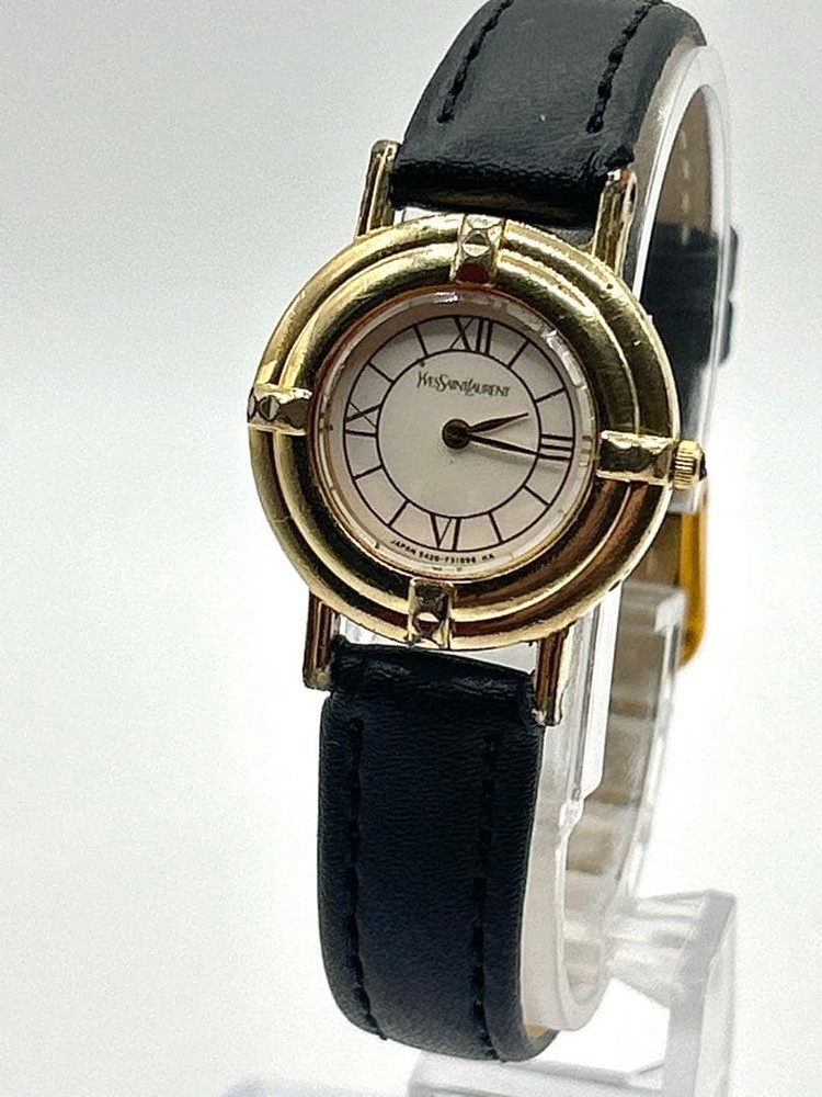 Yves Saint Laurent Ladies Watch Retro Quartz 5420 FW46649 Analog Classic