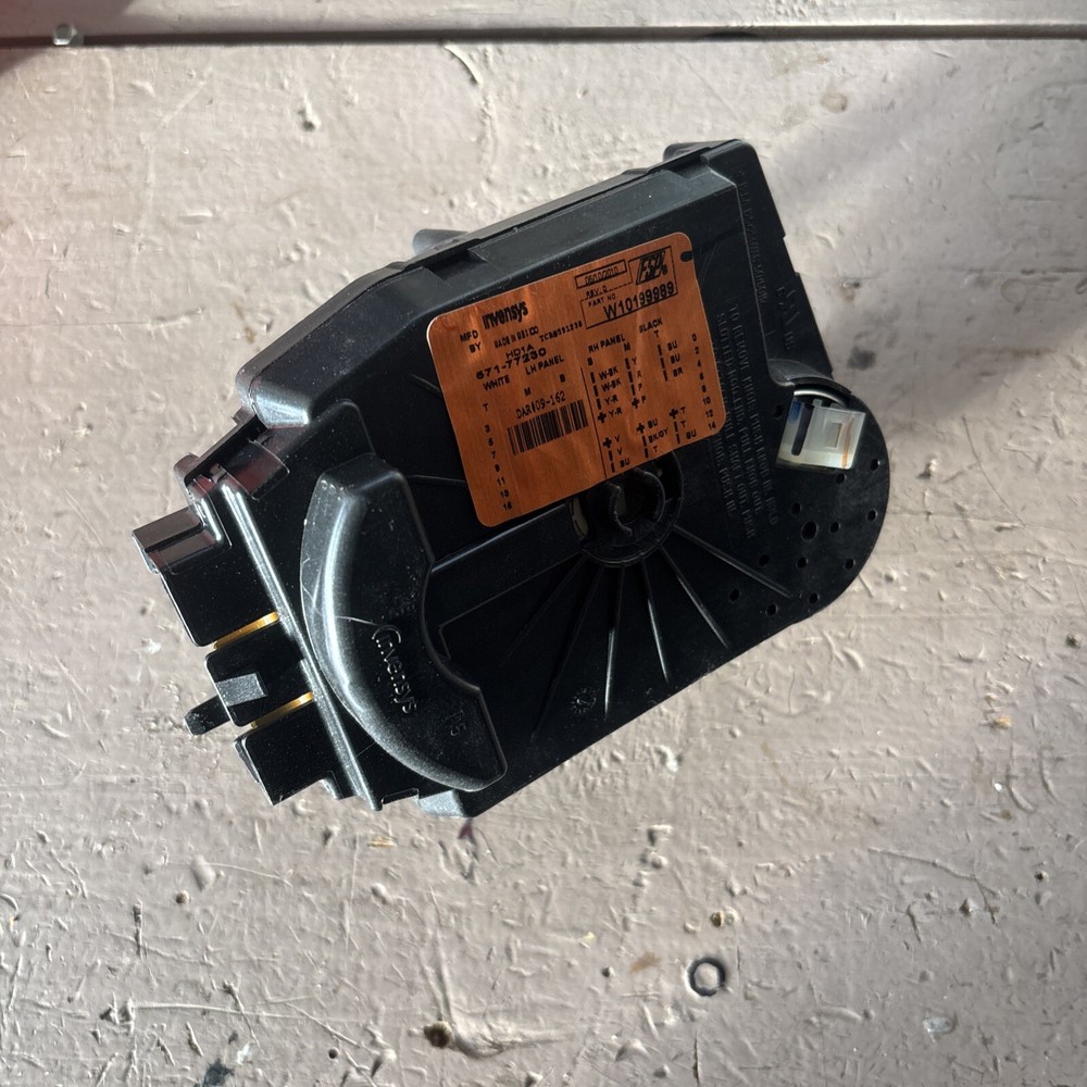 WHIRLPOOL  KENMORE ANDMORE WASHER TIMER  W10199989 REV D   *FULLY TESTED PART!