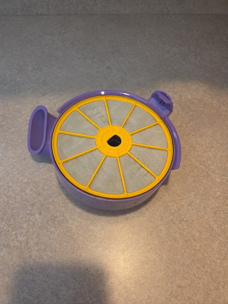 Dyson DC07 Root Cyclone 8 Replacement Lower Filter Assembly OEM Purple/yellow