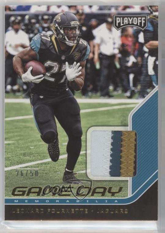2018 Panini Playoff Game Day Memorabilia Prime /50 Leonard Fournette #GD-LF-image