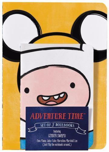 Adventure Time Gender Swap Notebook Set of 3 Paperback