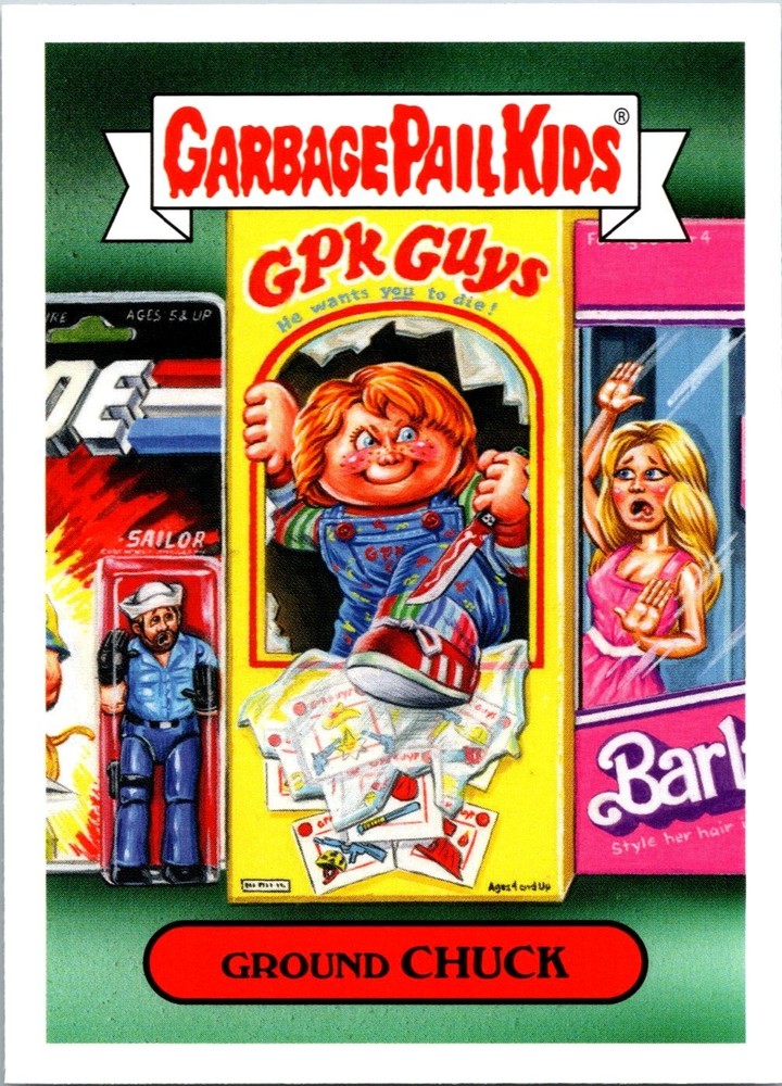 GROUND CHUCK 3 A -  2019 Revenge of the Oh Horror-ible TOPPS GARBAGE PAIL KIDS