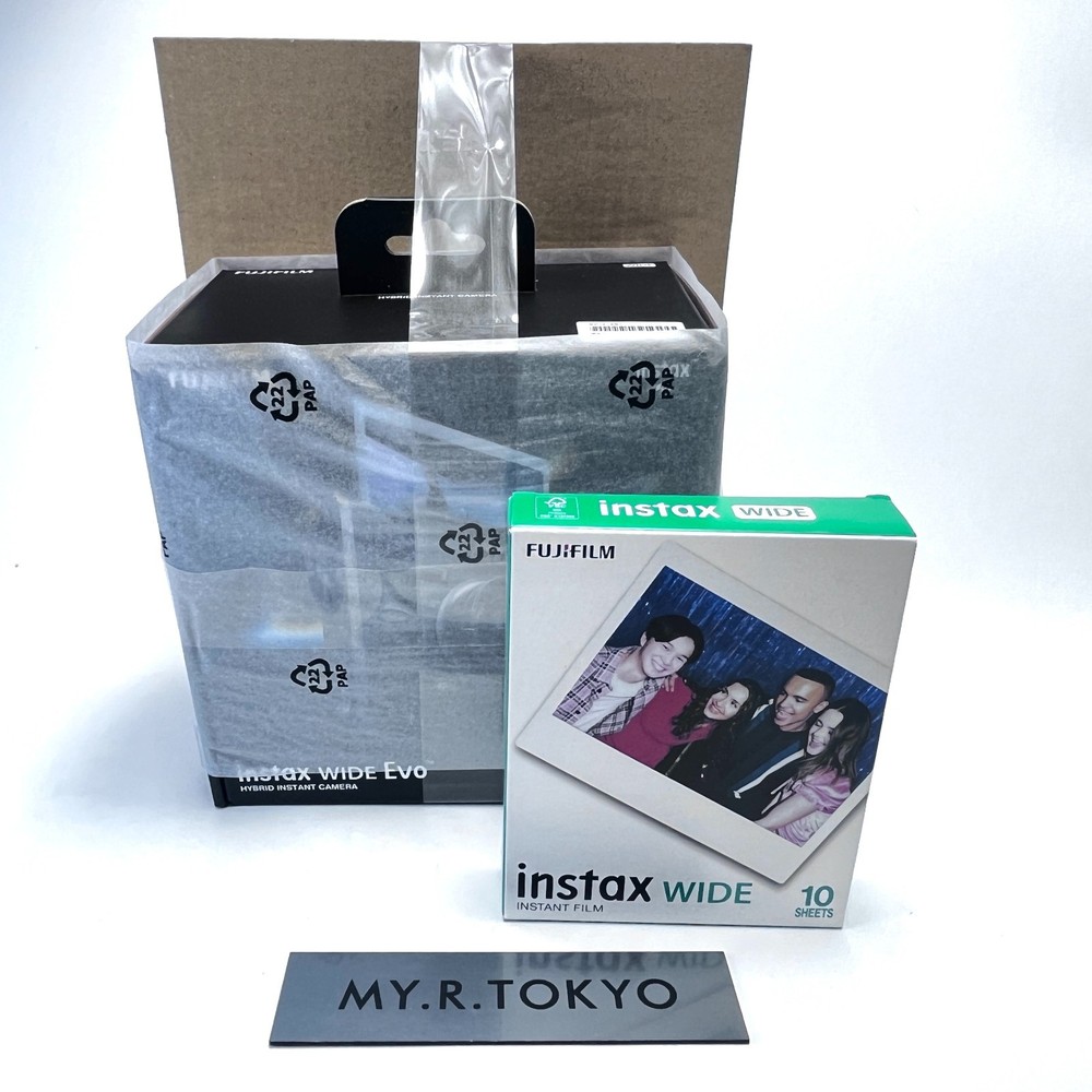 Fujifilm Instax Wide Evo Hybrid Instant Film Camera Japan Import