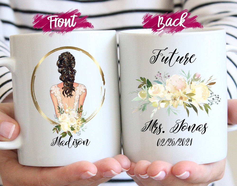 Future Mrs Mug Engagement Gift Bride To Be Gift Personalized Mug Mrs