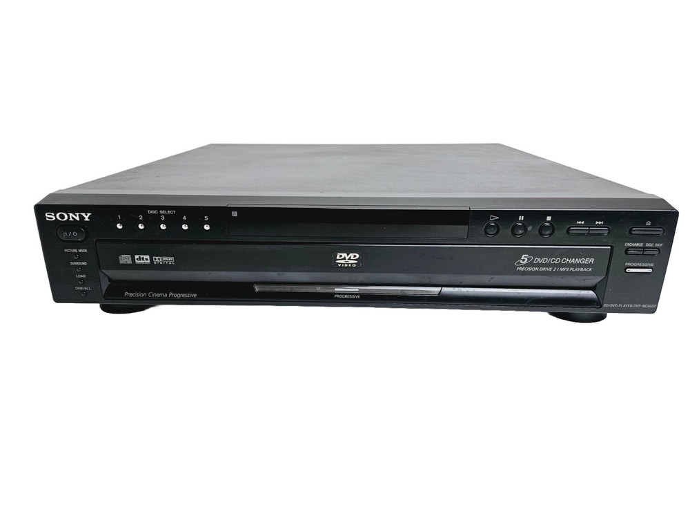 Sony DVP-NC665P 5-Disc CD DVD Player Tested Works No Remote Included