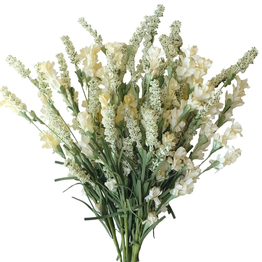 TEMPUS 10Pcs Artificial Spring Summer Flowers for Wedding Party Vase