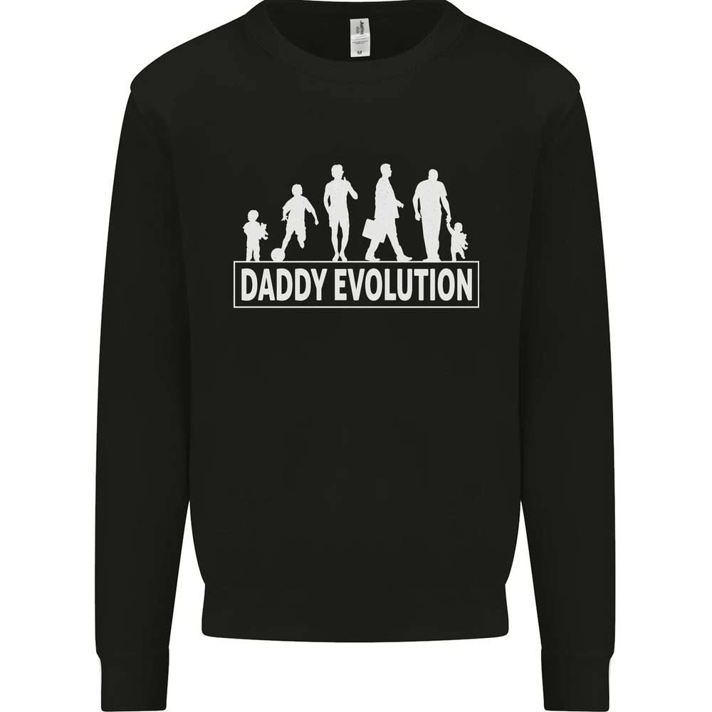 Daddy Evolution Fathers Day Mens Sweatshirt Jumper