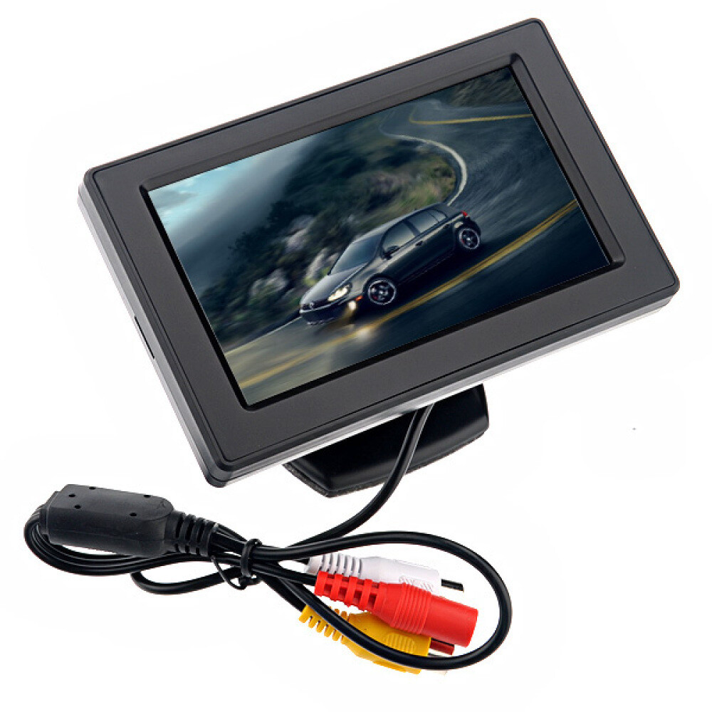 4.3-Inch Backup Camera Monitor for Cars with Sun-Shade Screen