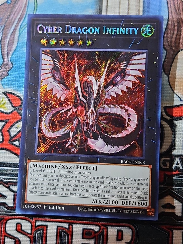 Cyber Dragon Infinity Secret Rare Quarter Century 1st Edition