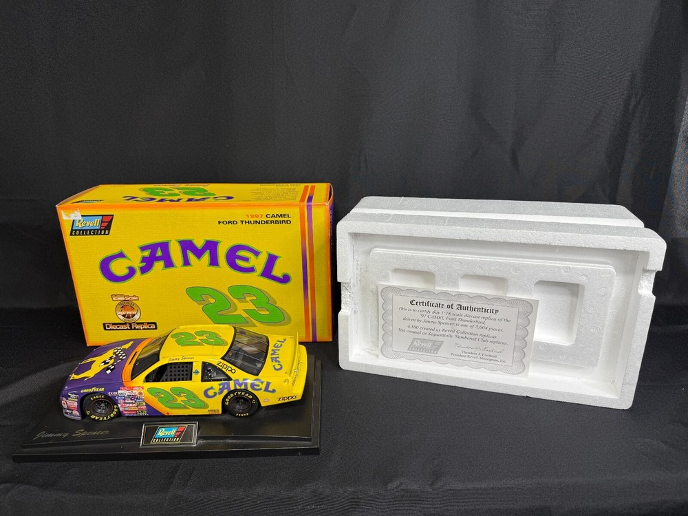 NASCAR #23 Camel 1997 Ford Thunderbird Revell 1:18 Scale Diecast Model