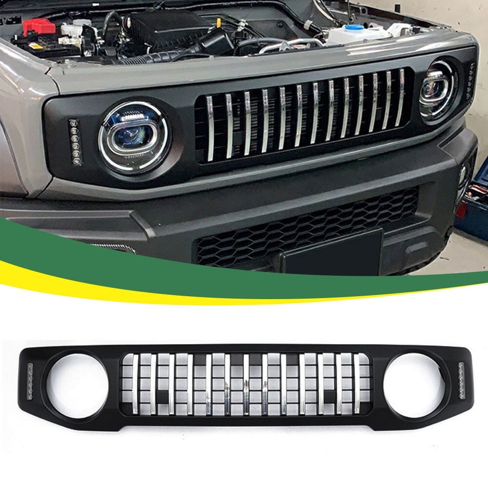 Front Grill Bumper Grille Mesh Fits Suzuki Jimny JB74W/JB64W 2019-2024