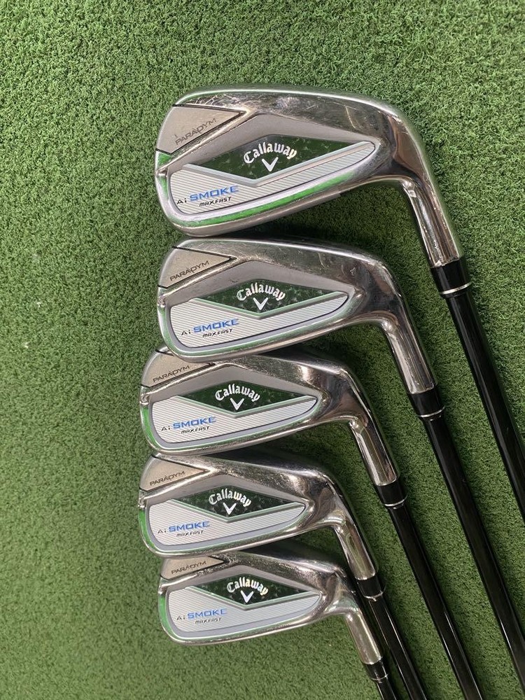 Callaway Ai Smoke MaxFast40 Iron Set 7-9, Pitching Wedge, Used