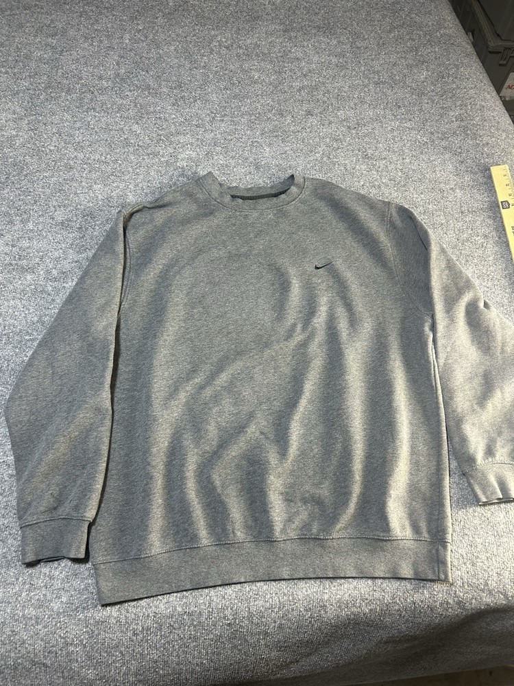Vintage Y2K Nike sportswear gray swoosh sweater size 2 XL men’s Pullover