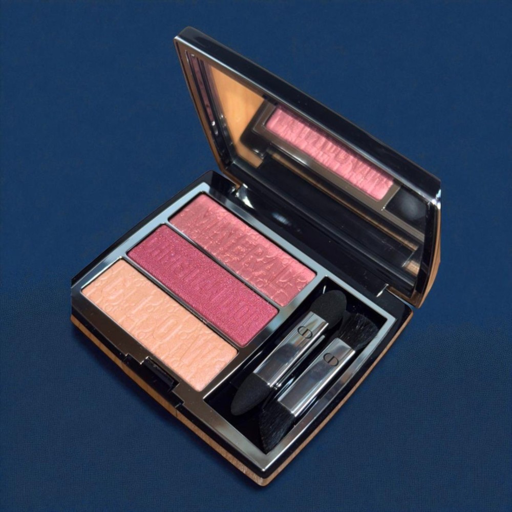 Dior Trio Brick Palette 833 Mineral Rose Eyeshadow Pink/Coral