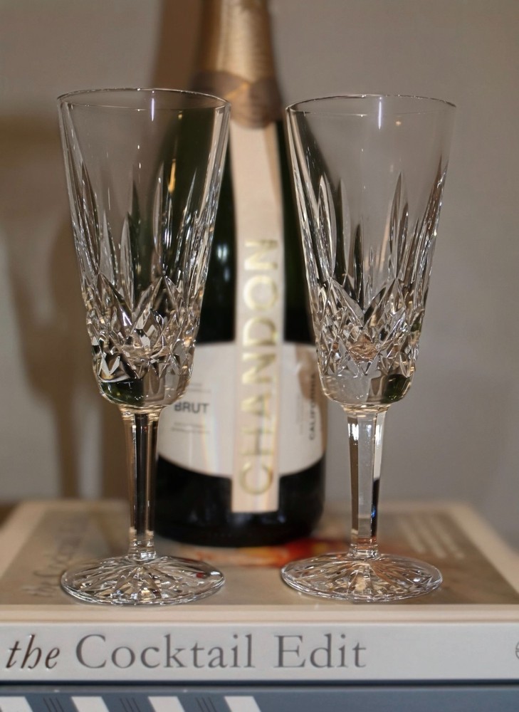 Waterford Lismore Champagne Flutes - Set of Two (2)