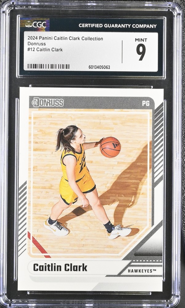 2024 Panini Caitlin Clark Collection Caitlin Clark #12 Donruss Basketball CGC 9