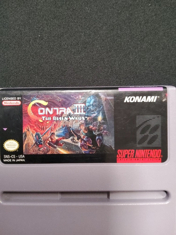 Super Nintendo  Contra III the Alien Way