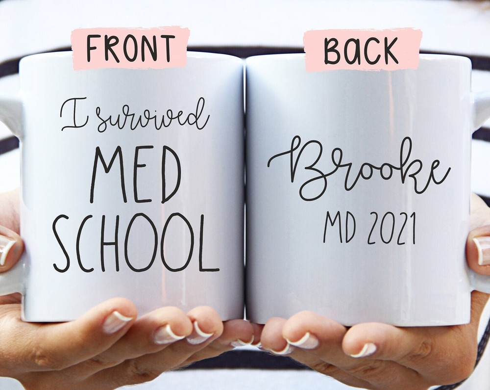 I Survived Med School Medical Student Mug Doctor Mug Doctor Gift Custom Gift