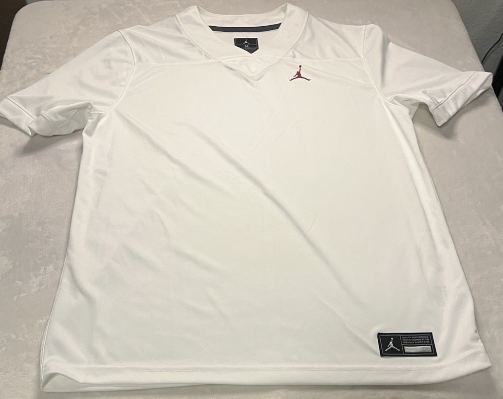 Jordan Men’s White Jersey Size M