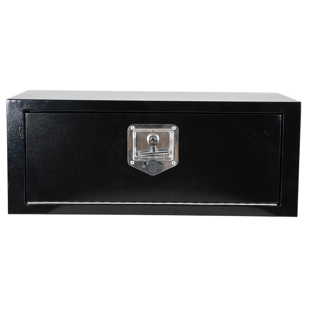 Underbody Truck Steel Storage Tool ,27.5 x 10.5 x 10 Tool Chest Organizer w/L...