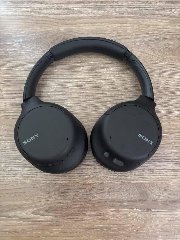 Sony Black Wireless On-Ear Headphones with Comfortable Cushions