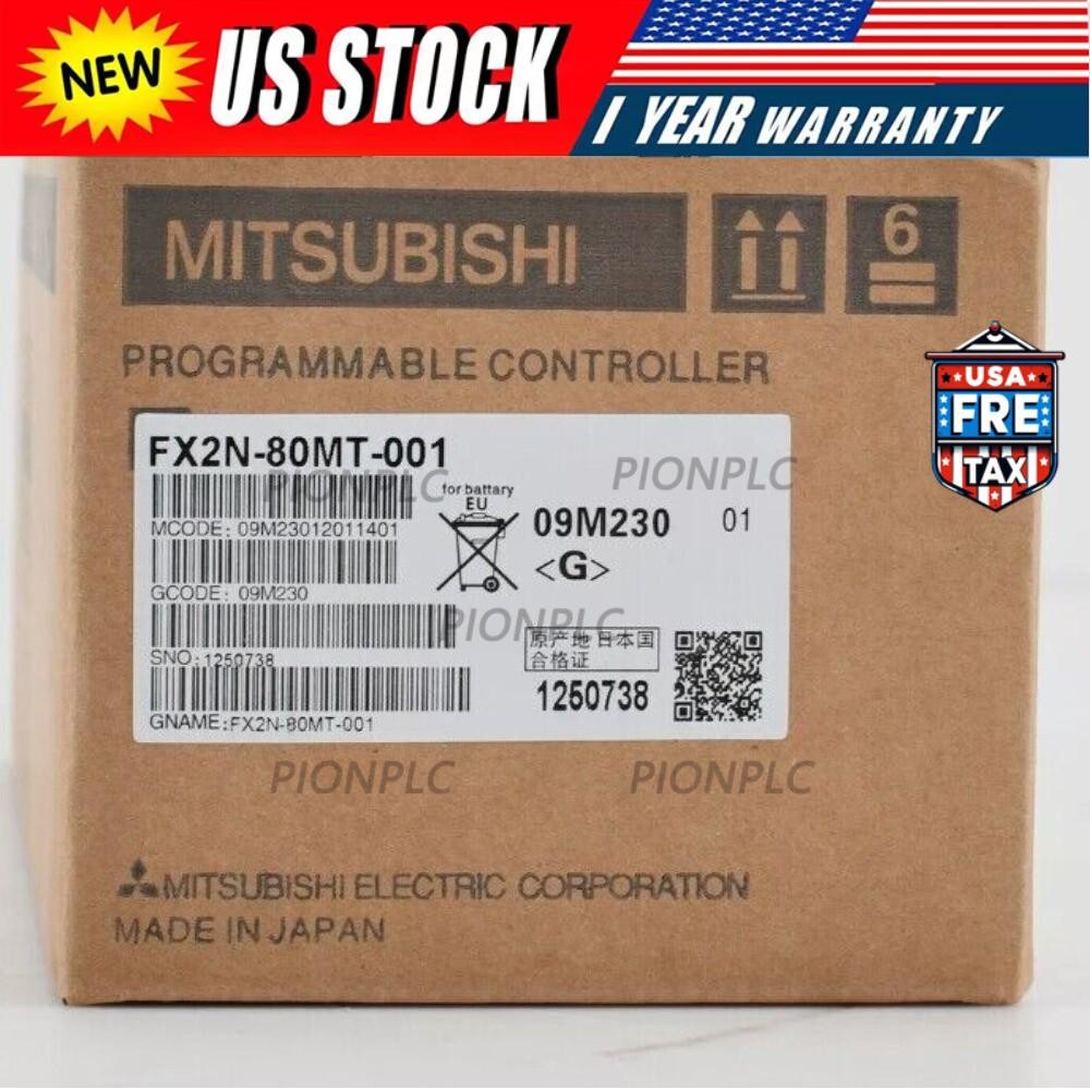 FX2N-80MT-001 1PCS NEW Mitsubishi PLC Module FX2N-80MT-001