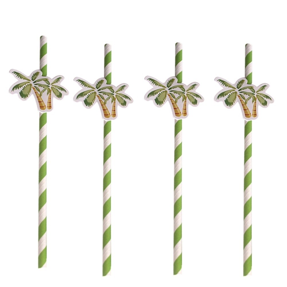 50 Pcs Drink Stirrer Straws Luau Cocktail Straws Luau