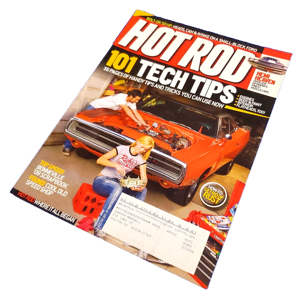 HOT ROD: 101 TECH TIPS 16 PAGES OF HANDY TIPS AND TRICKS JANUARY 2009 MAGAZINE
