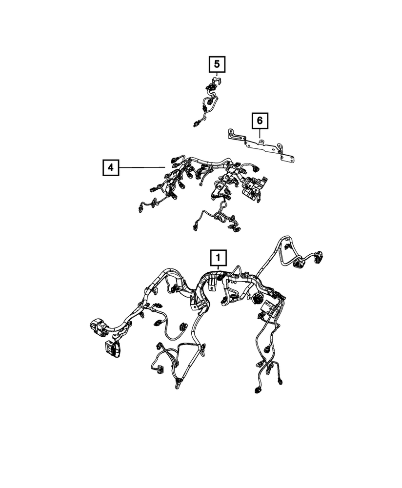 Genuine Mopar Powertrain Wiring 68379991AE