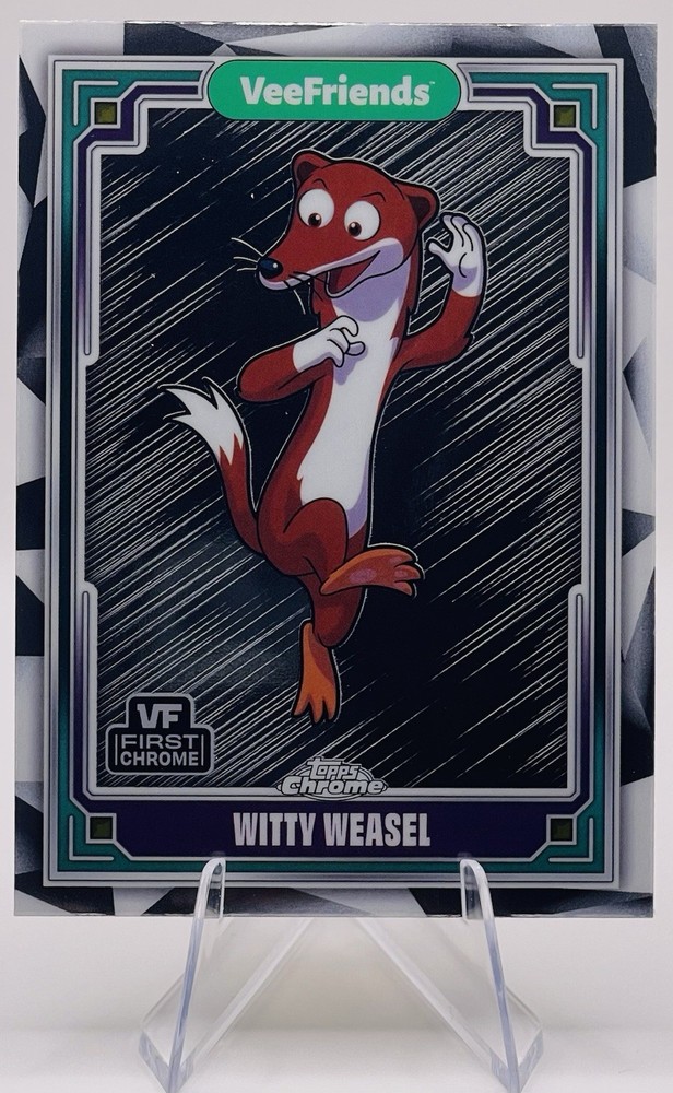 VeeFriends Witty Weasel 2025 Topps Chrome #91 Base