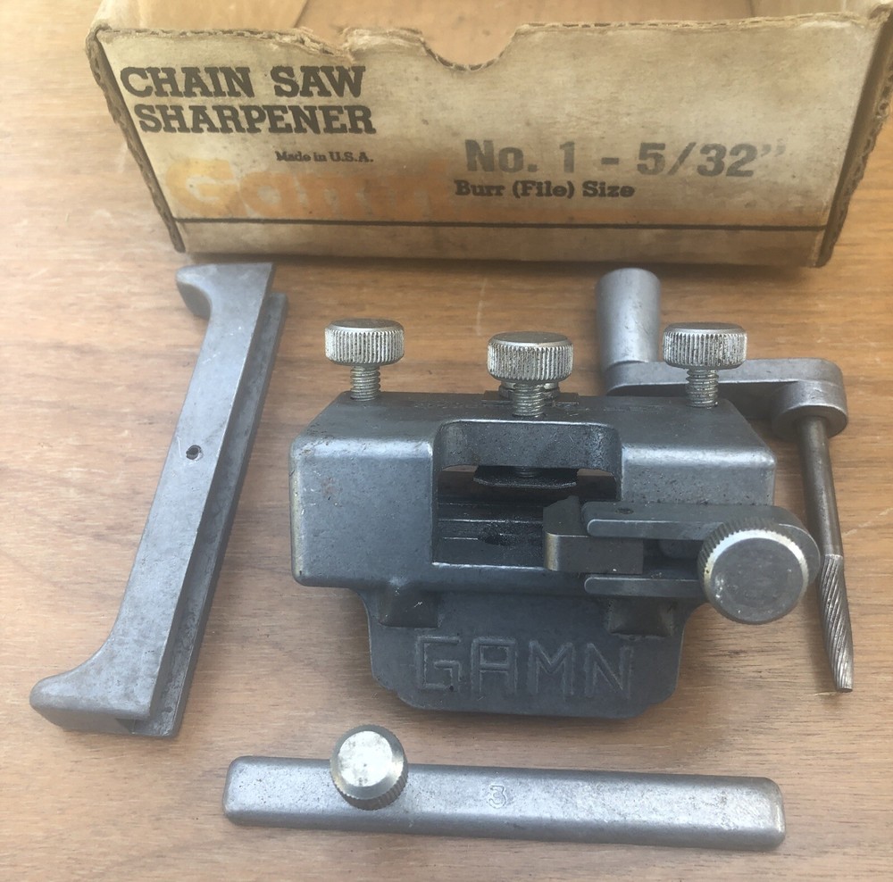 Vintage Gamn No.1 Chainsaw Sharpener with 5/32
